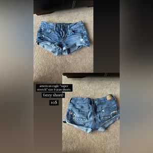 american eagle jean shorts